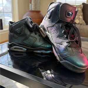 Jordan Kids Iridescent Black Sneakers